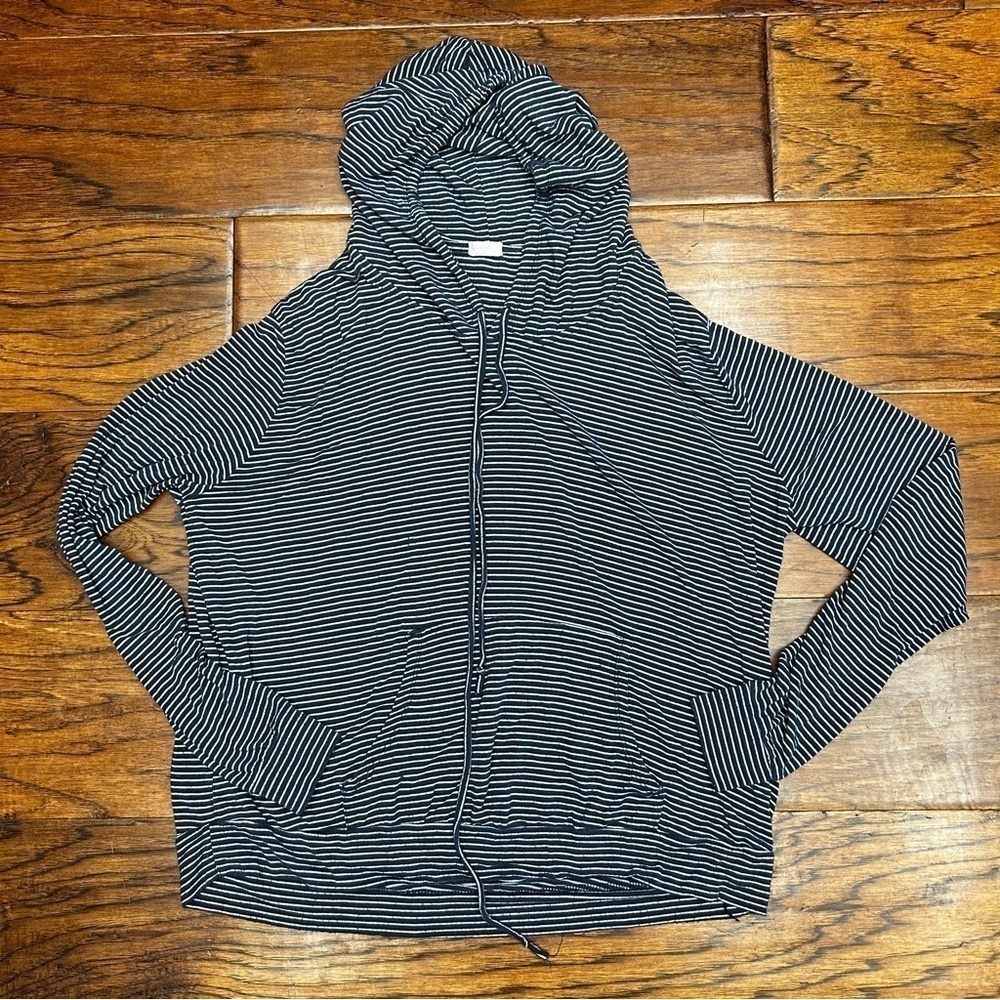 John Galt striped hoodie‎